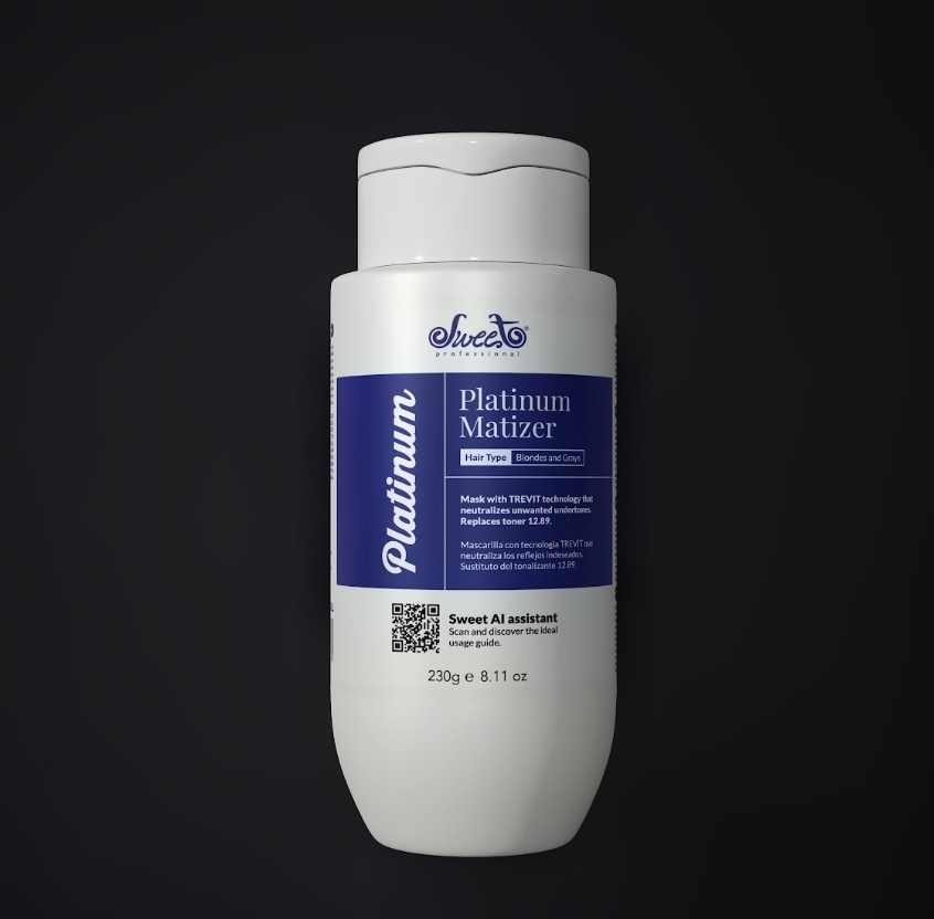 Mascarilla Violeta - Mascarilla Matizadora Platinum - Sweet Professional